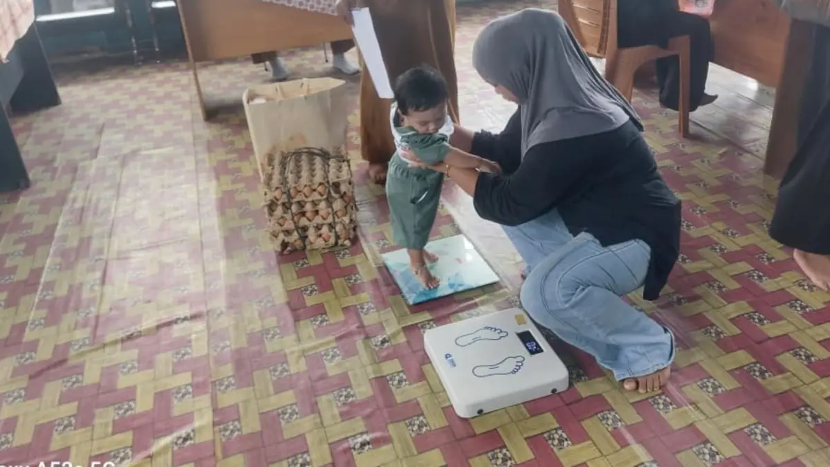 PENCEGAHAN STUNTING: Posyandu AAPA menjadi bagian dari inisiatif TAP untuk Negeri yang menempatkan pencegahan stunting dan penguatan kualitas sumber daya manusia di sekitar perusahaan.