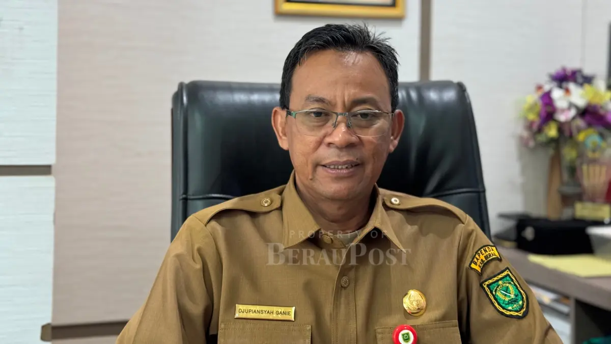 Kepala Bapenda Berau, Djupiansyah Ganie. (SENO/BP)