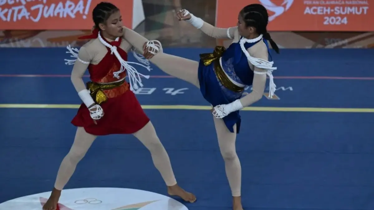 Ilustrasi atlet cabang olahraga Muaythai. (ANTARA)