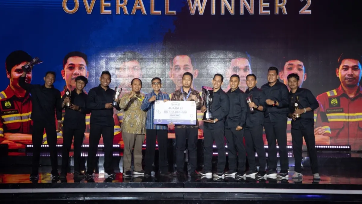 JUARA UMUM: ERG PT Berau Coal kembali menorehkan prestasi dalam ajang Indonesia Mining Emergency Response Community 2026. (BERAU COAL UNTUK BERAU POST)