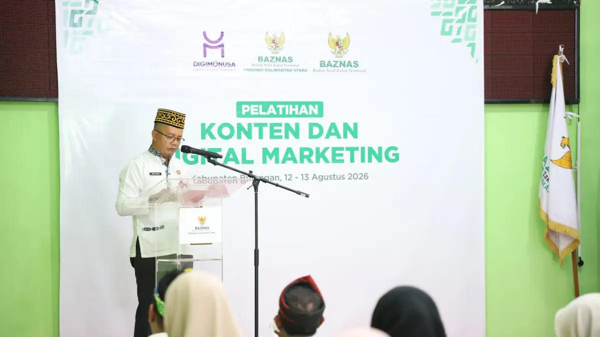 NAIK KELAS: Pemprov Kaltara mendorong UMKM naik kelas melalui Pelatihan Konten dan Digital Marketing. (DKISP KALTARA)