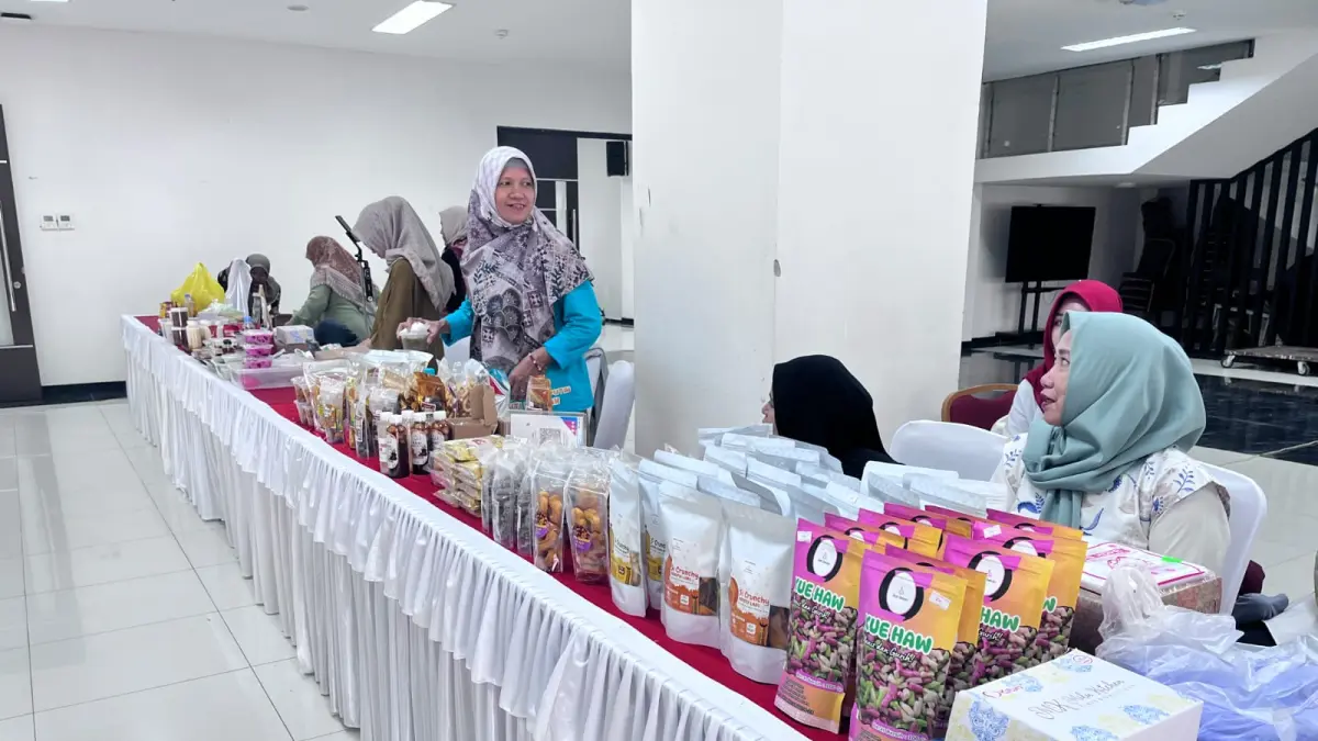 PENGEMBANGAN UMKM : Kementerian UMKM RI mendorong penguatan akses pasar melalui business matching dan platform Sapa UMKM agar produk lokal dapat masuk ke dalam rantai pasok perusahaan besar di Kaltara. (FAISAL/HRK)