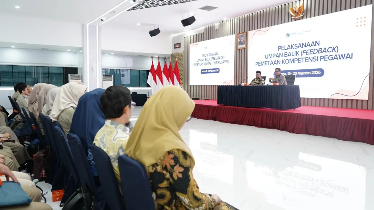 UMPAN BALIK PEMETAAN KOMPETENSI: Kementerian ATR/BPN menggelar sesi umpan balik pemetaan kompetensi pegawai di Jakarta guna membantu jajaran memahami potensi serta area pengembangan untuk mendukung transformasi organisasi.