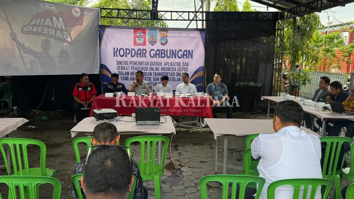 TOLAK UBAH STATUS: DPD SePOI Kaltara saat melakukan koordinasi bersama Dishub Kaltara, beberapa waktu lalu. (HRK)