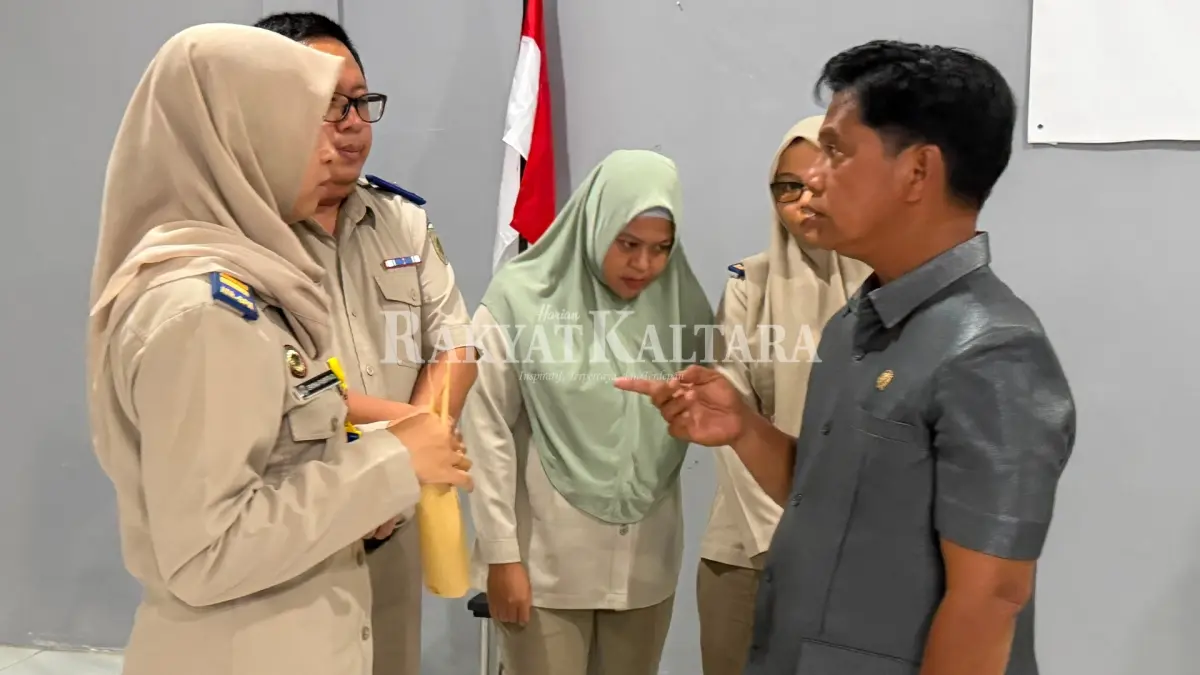 TRANSPARANSI PELAYANAN: DPRD Tarakan usai koordinasi dengan Kantor Pertanahan Tarakan, Senin (24/8). (SEPTIAN ASMADI/HRK)