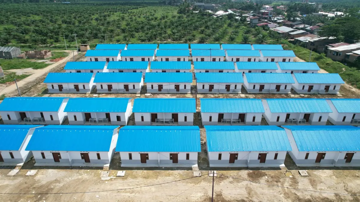 TARGET SERTIPIKASI TANAH MBR: Sekjen Kementerian ATR/BPN, Dalu Agung Darmawan, memaparkan target sertipikasi 11 juta bidang tanah rumah bagi masyarakat berpenghasilan rendah (MBR) hingga 2029 pada konferensi pers di Jakarta.
