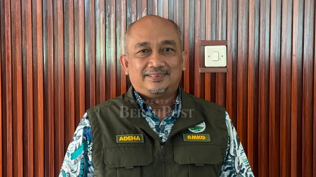 Kepala Stasiun Meteorologi (Stamet) Kalimarau, Ade Heriyadi. (SENO/BP)