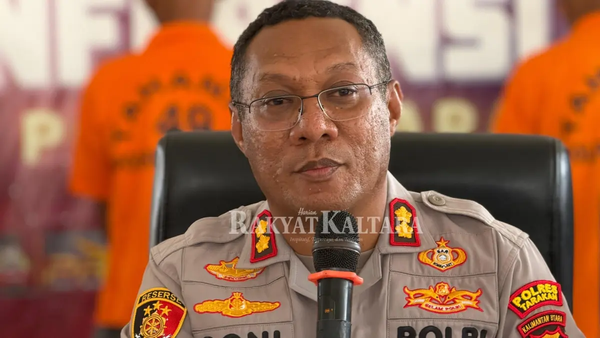 Kapolres Tarakan, AKBP Bonifasius Rumbewas. (SEPTIAN ASMADI/HRK)