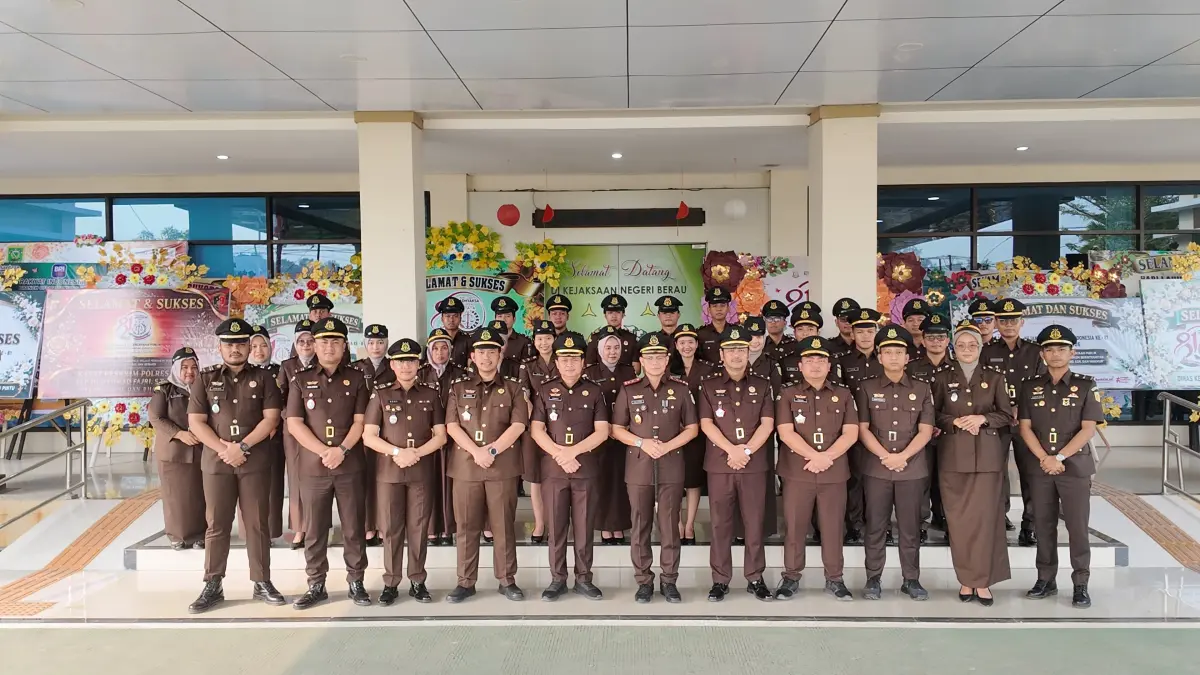 HUT KE-81 KEJAKSAAN RI: Kepala Kejaksaan Negeri Berau, Reopan Saragih, menegaskan komitmen institusi Adhyaksa untuk menghadirkan penegakan hukum yang berintegritas, adil, dan humanis bagi masyarakat Berau.
