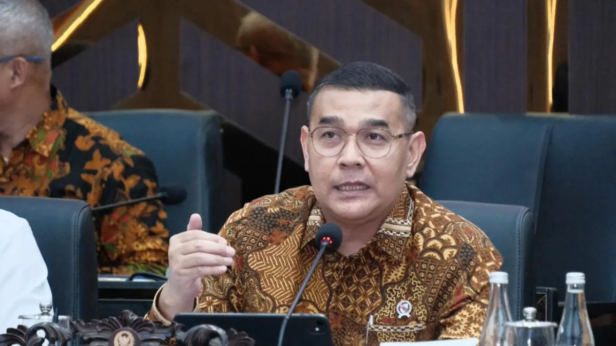 RAPAT KERJA RUU REFORMA AGRARIA: Wamen ATR/Waka BPN, Ossy Dermawan, menyampaikan usulan substansi dalam rapat kerja bersama Baleg DPR RI di Gedung Nusantara I, Jakarta, guna memperkuat RUU Pengaturan Reforma Agraria.