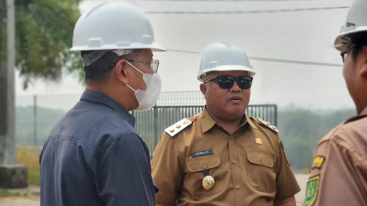 BERDAMPAK: Kemarau panjang mulai memengaruhi debit sumber air baku di Berau. (IZZA/BP)