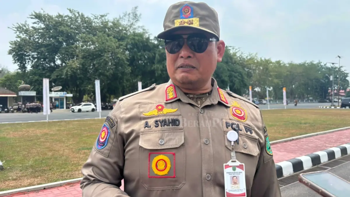 Kepala Bidang PPHD Satpol PP Berau, Achmad Syahid. (BERAU POST)