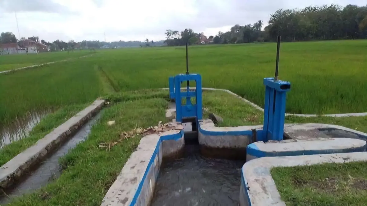 TERUS BEBENAH: Pemkab Berau terus berupaya dalam membantu kebutuhan para petani melalui jaringan irigasi. (DPUPR BERAU UNTUK BERAU POST)
