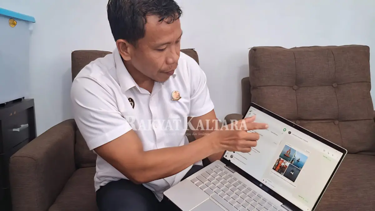 Kasubag TU Kantor Distrik Navigasi Kelas III Tipe A Tarakan, Dalmon. (SEPTIAN ASMADI/HRK)