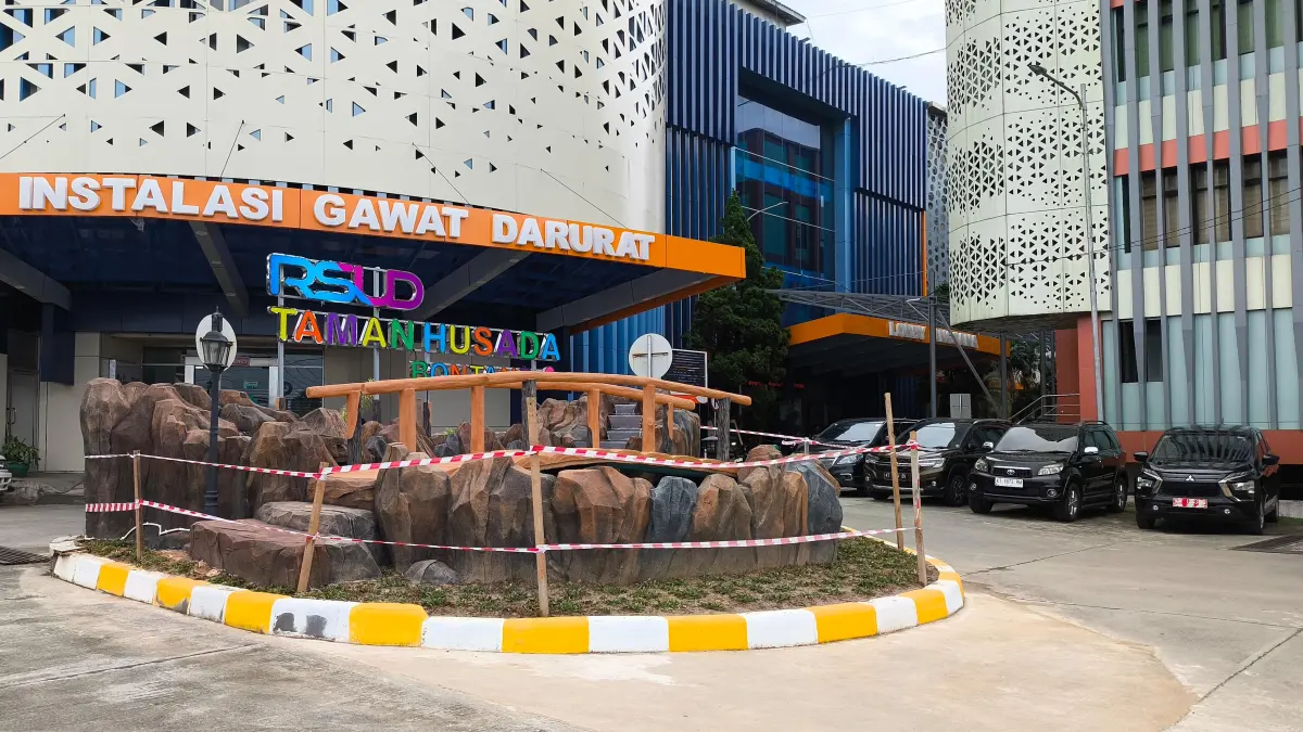 DORONG PERCEPATAN: Pengembangan fasilitas Gedung C RSUD Taman Husada Bontang.
