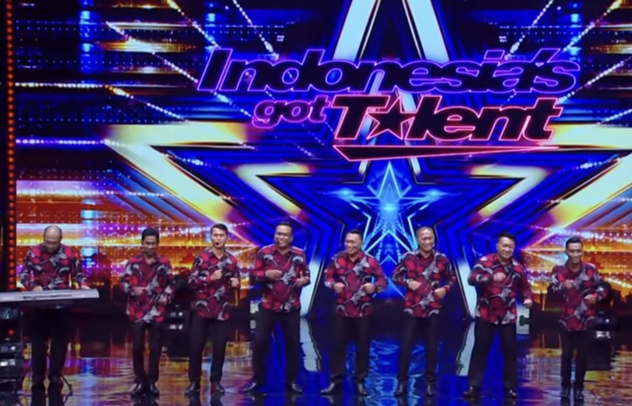 Tangkapan layar penampilan Zaitun Voice, grup asal Bitung, Sulut, di Indonesia&rsquo;s Got Talent.
