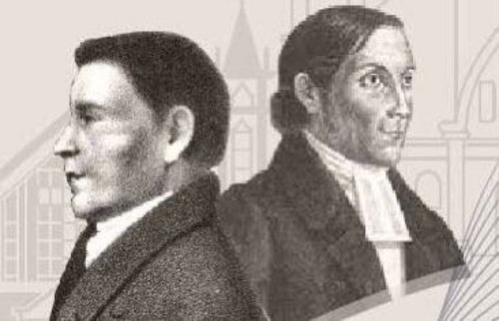 Johann Friedrich Riedel dan Johann Gottlieb Schwarz, salah satu penginjil tertua Eropa yang membawa agama Kristen di Indonesia