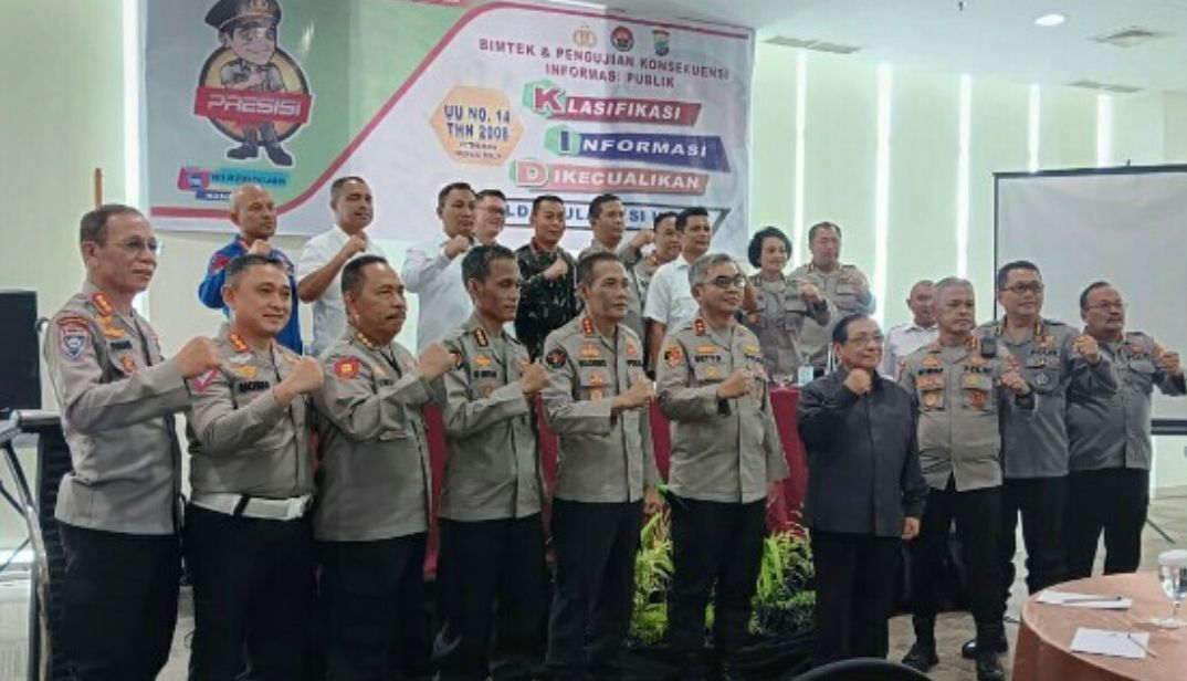 Divisi Humas Polri Sidang Konsekuensi Informasi Publik di Polda Sulut