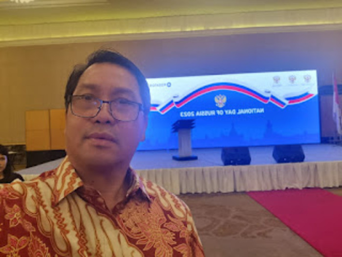 Wakil Gubernur Sulut Steven Kandouw saat menghadiri perayaan National Day of Russia 2023.
