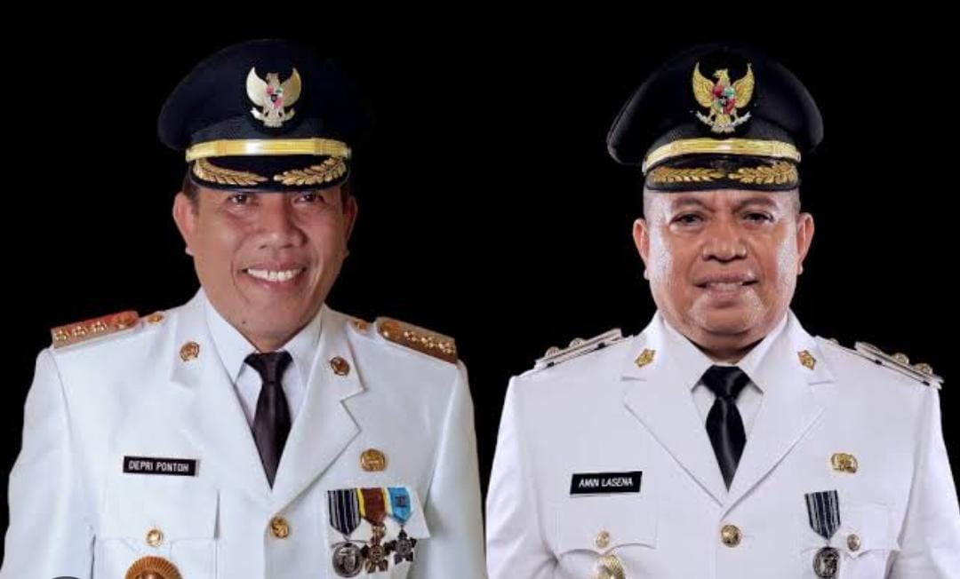 Bupati Bolmut Depri Pontoh dan Wabub Amin Lasena