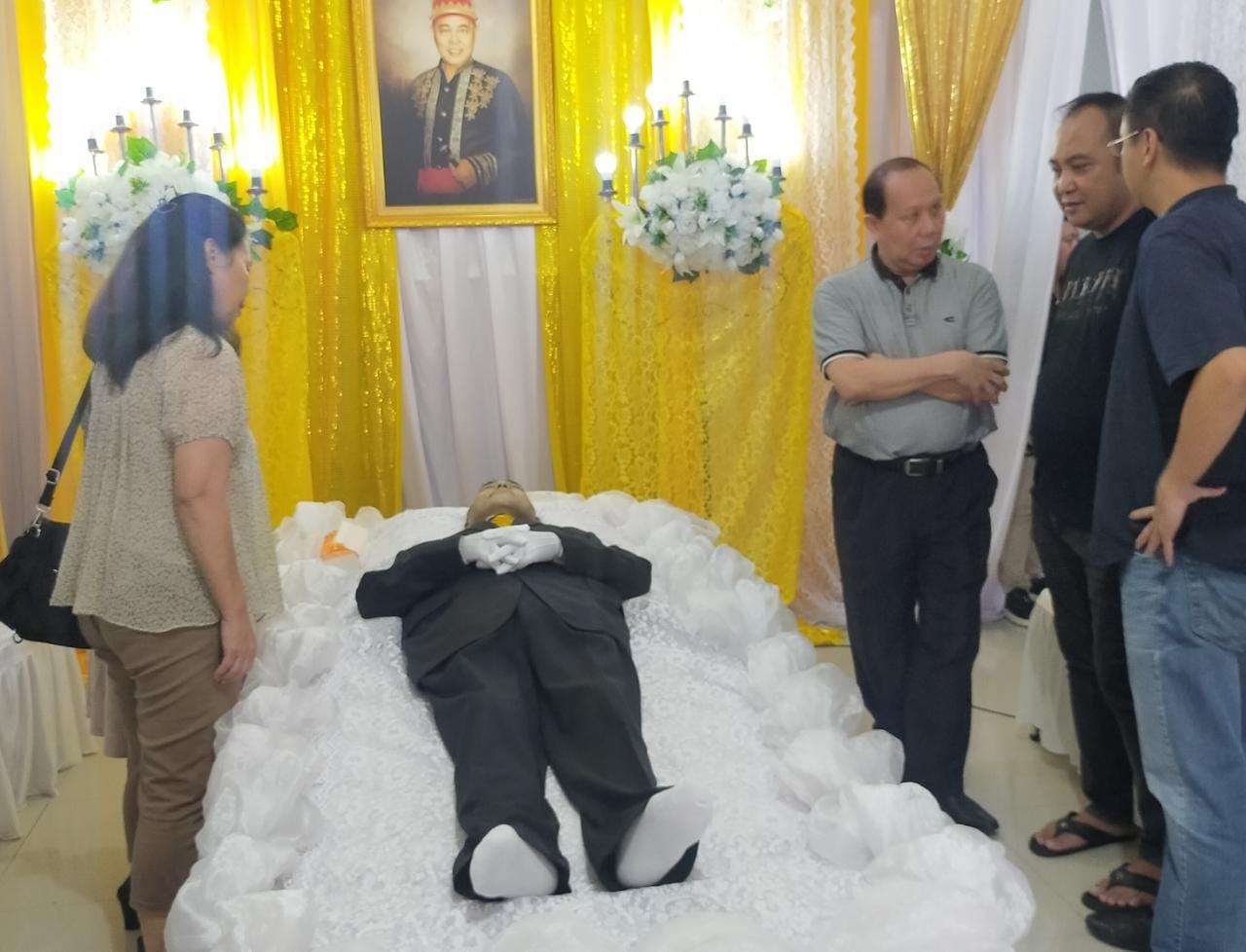 Suasana rumah duka SVR di Citraland, Kamis (22/6)