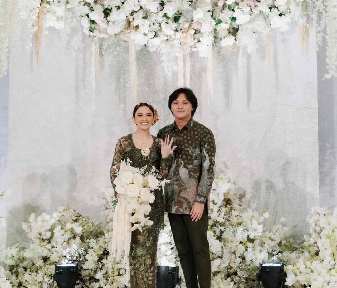 Foto pertunangan Mahalini dan Rizky Febian beberapa bulan lalu.