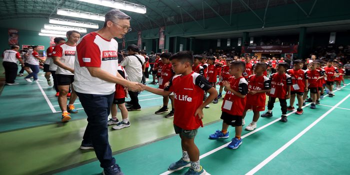 Suasana pemberian Super Tiket Audisi Umum PB Djarum 2023 (Istimewa)
