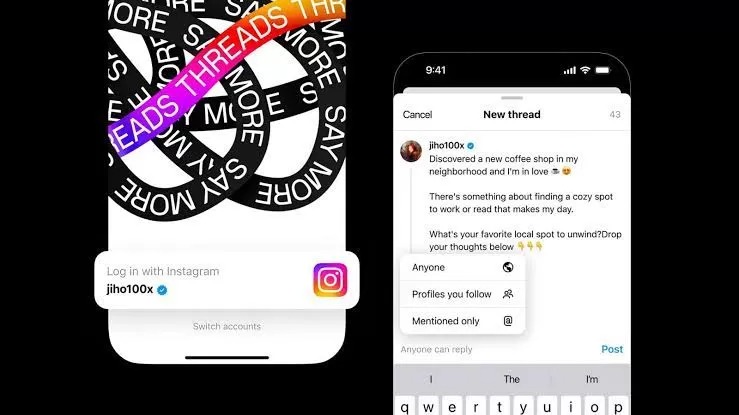 Ilustrasi: Threads, aplikasi media sosial baru penantang Twitter dari Instagram.