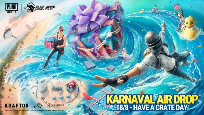 Ilustrasi: Keseruan Air Drop Carnival di game PUBG Mobile bersama DJ Alan Walker.