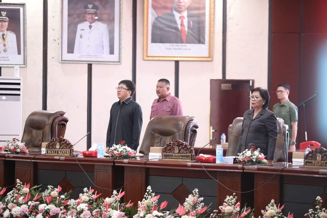 SUASANA di Sela Pelaksanaan Paripurna Penyampaian KUA PPAS Rancangan APBD Kota Manado Tahun 2024