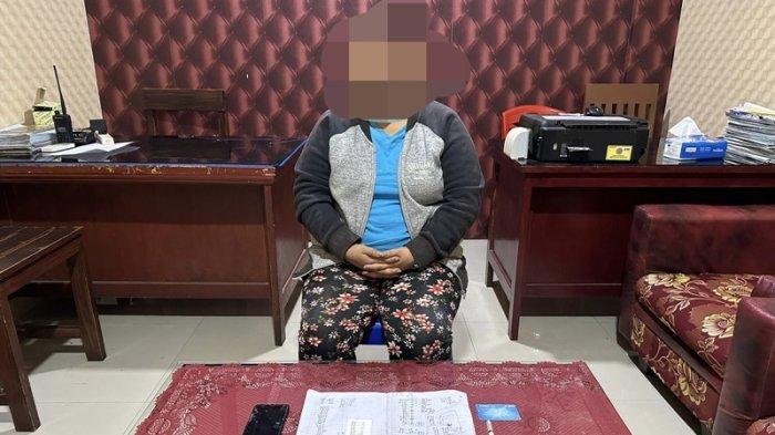 DIPROSES: IRT di Tomohon  diamankan polisi usai diduga menjalankan bisnis ilegal judi togel. Dok istimewa