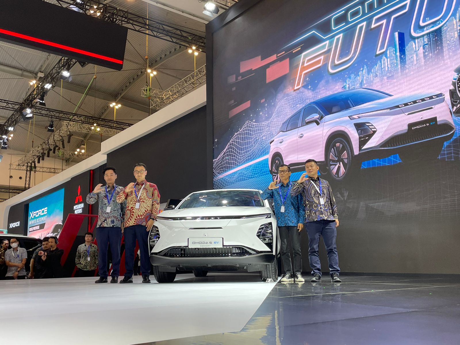 PT Chery Sales Indonesia memperkenalkan OMODA 5 EV salah satu model yang mewujudkan kekuatan visioner Chery di GIIAS 2023.
