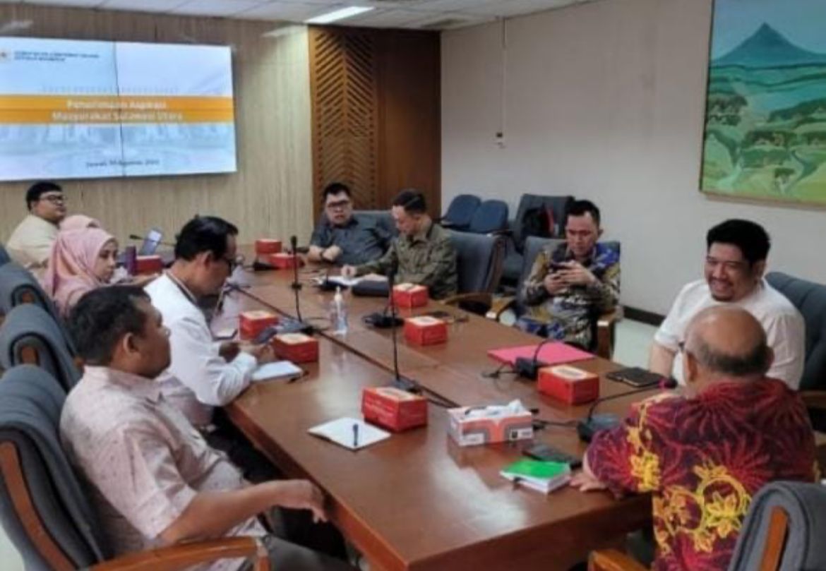 Legislator HVK bersama Komisi 1 DPRD Sulut di Kementerian Sekretariat Negara.