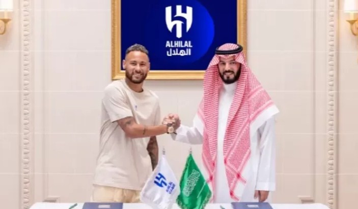 Neymar resmi bergabung klub tersukses di Arab Saudi, Al Hilal. (Aljazeera)
