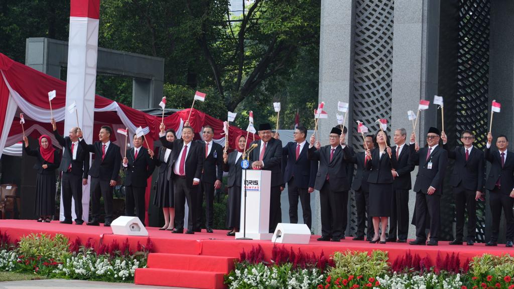 Peluncuran QRIS TUNTAS dilaksanakan bertepatan dengan peringatan Hari Kemerdekaan Republik Indonesia ke-78.
