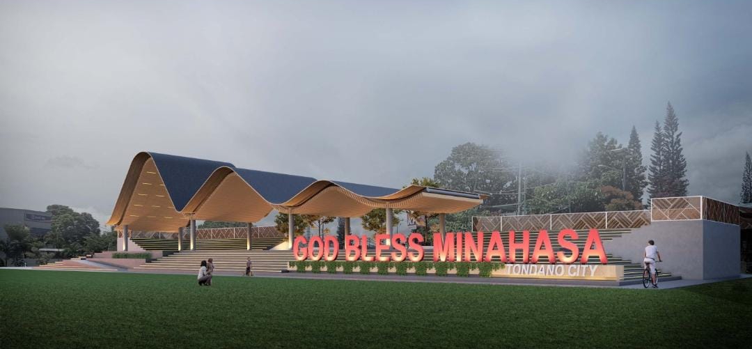 DIRENOV: Nampak perubahan Taman God Bless nantinya usai direnovasi.(ist)