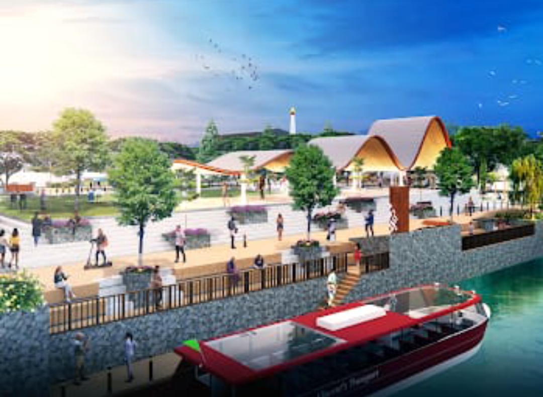 Nantinya wisata kota air seperti di Venezia, Italia akan ada di Kota Tondano.(ist)