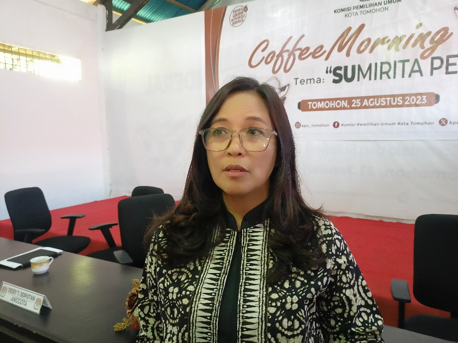 Ketua KPU Tomohon Vierna Pijoh