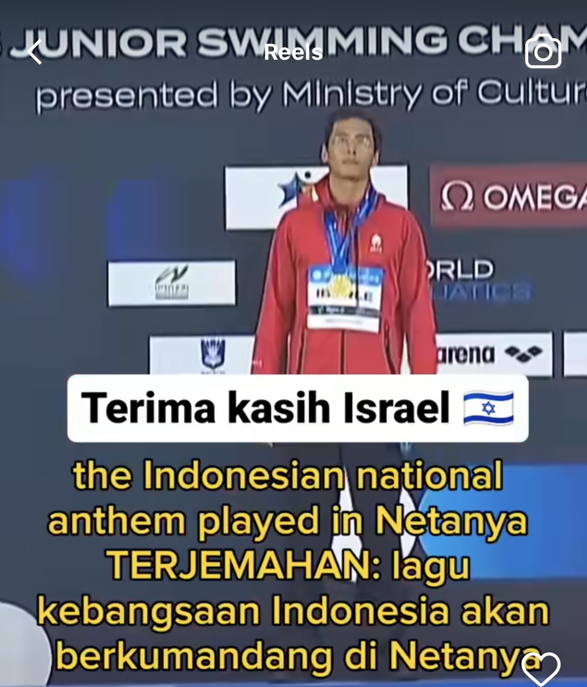 atlet renang muda Indonesia Felix Victor Iberle mampu merebut medali emas di Kejuaraan Dunia Renang Junior 2023 di Netanya, Israel, Sabtu (9/9) lalu.