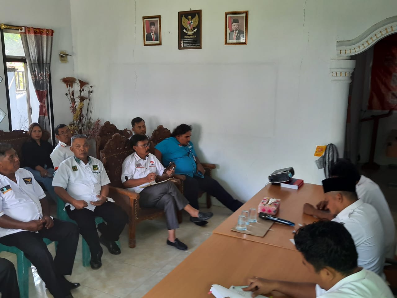 Bawaslu menggelar pertemuan dengan para pimpinan parpol Talaud. (Istimewa)