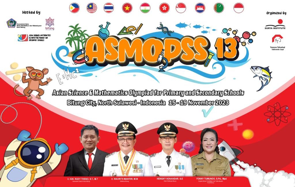 Kota Bitung menjadi tuan rumah pelaksanaan lomba olimpiade sains dan matematika yang diikuti 10 negara di Asia.