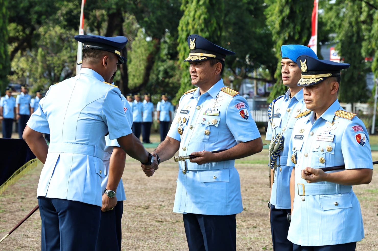 Marsma TNI Ramot CP Sinaga SE MHan Jabat Danlanud Sam Ratulangi