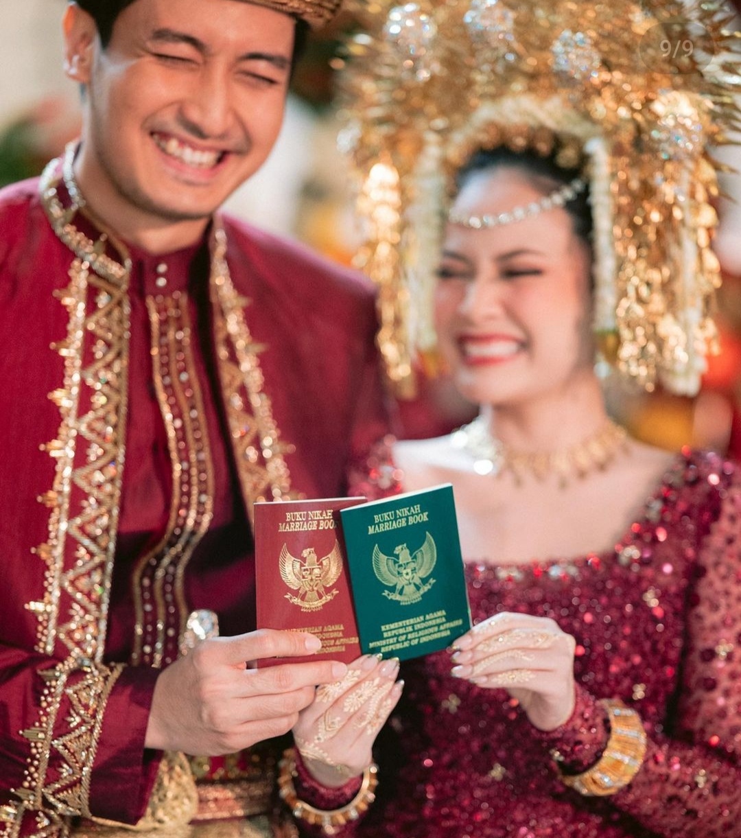 Luthfi Aulia dan Hanggini resmi menikah