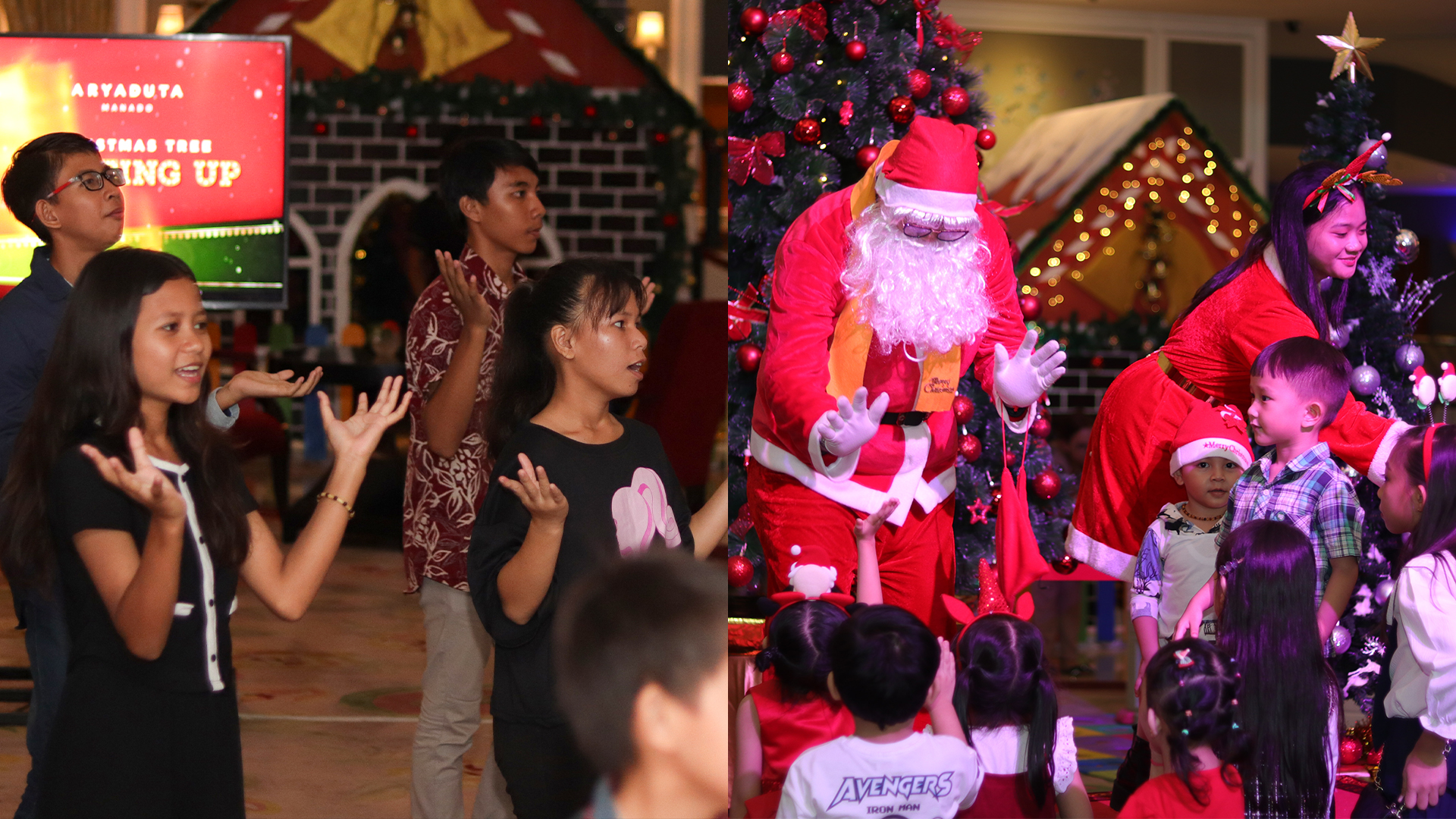 Kemeriahan acara Natal di Aryaduta Manado (Istimewa)