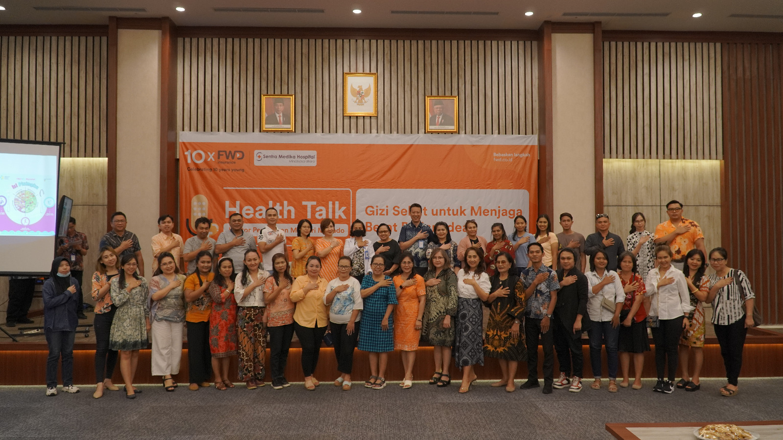 ANTUSIAS: Health Talk digelar di Sentra Medika Hospital Minahasa Utara, Jumat (8/12/2023).