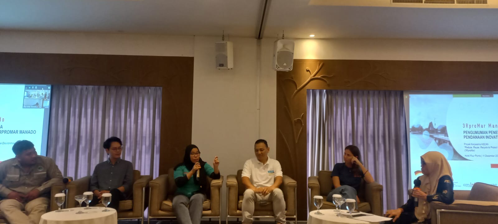 IOVATIF: Talkshow untuk berbagi penjelasan mengenai konsep dari lima insiatif lokal yang mendapatkan pendanaan inovatif.