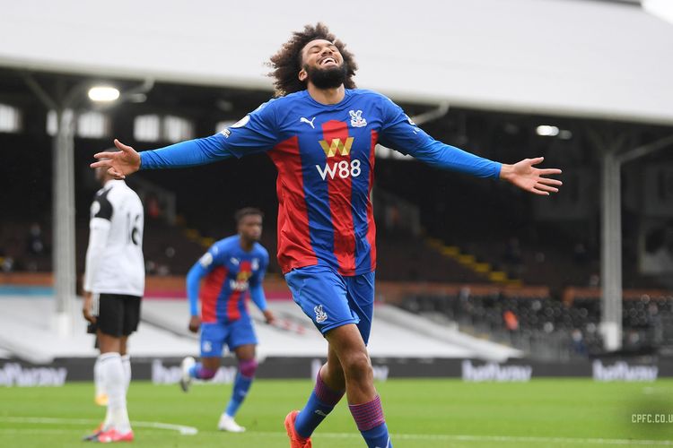 Pemain Keturunan Indonesia, Jairo Riedewald mencetak gol debut saat Crystal Palace menang 2-1 atas Fulham di Craven Cottage dalam laga pekan ke-6 Liga Inggris, Sabtu (24/10/2020).