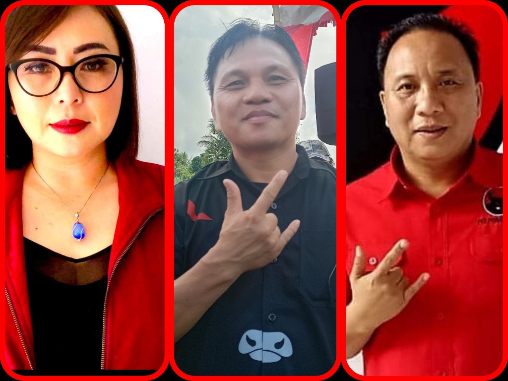 Santi Runtu, James Kojongian dan Ferdinand Mono Turang. Dok istimewa