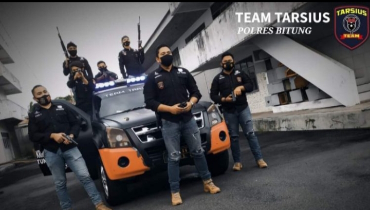 Tim Tarsius Polres Bitung yang pernah terbentuk beberapa waktu lalu.(Dok Istimewa)