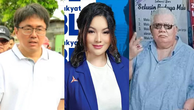 Andrei Angouw, Hillary Lasut dan Jimmy Rimba Rogi.